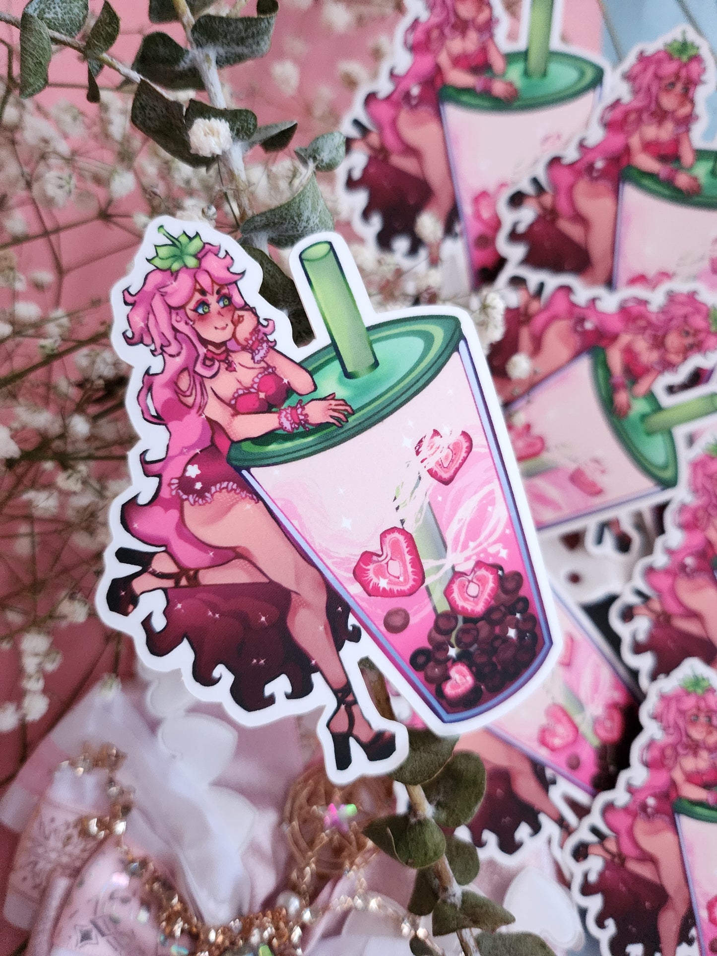 BoBerry Girl Sticker