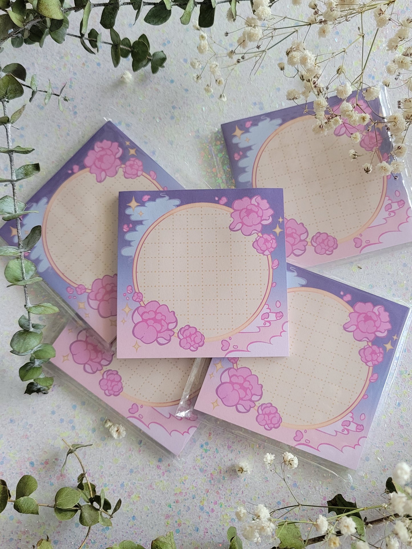 Peony Sticky Notes