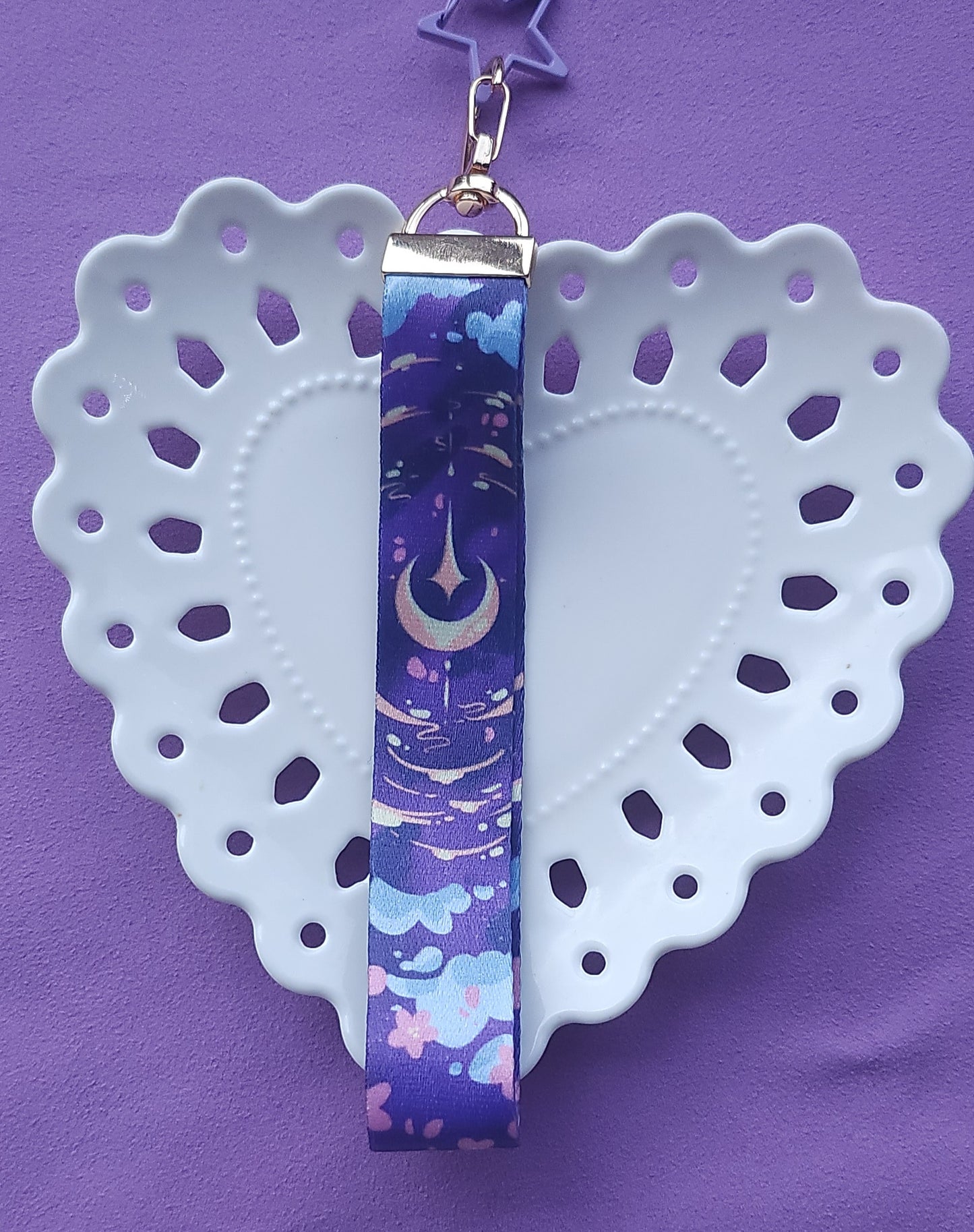 cosmic purple Lanyard