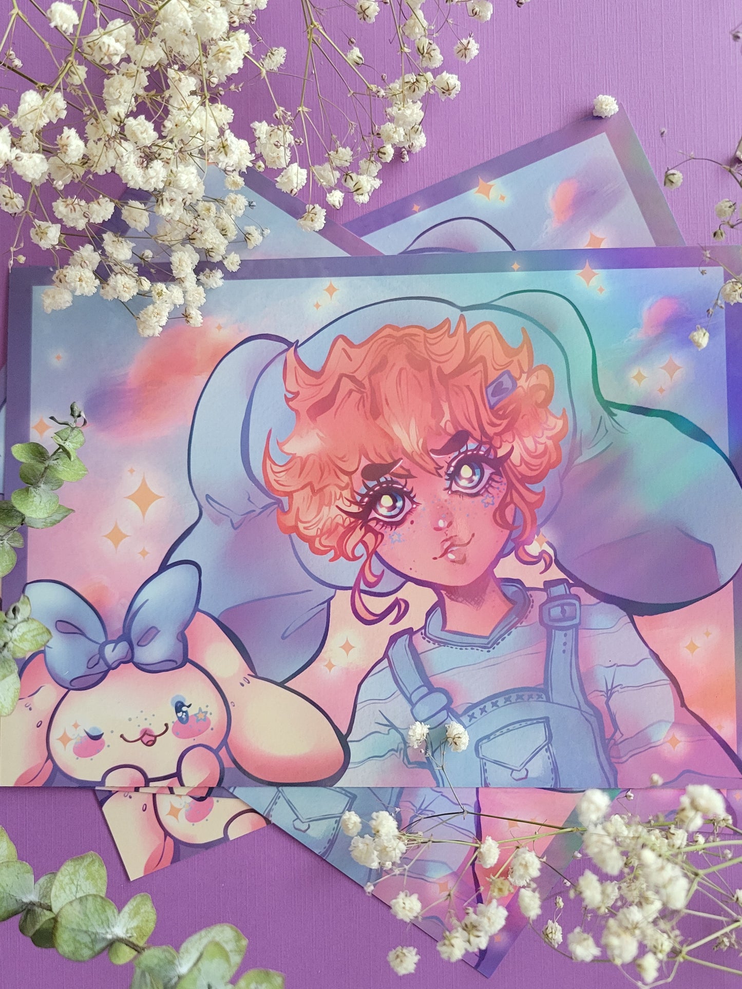 Cinnaroll Holographic Print