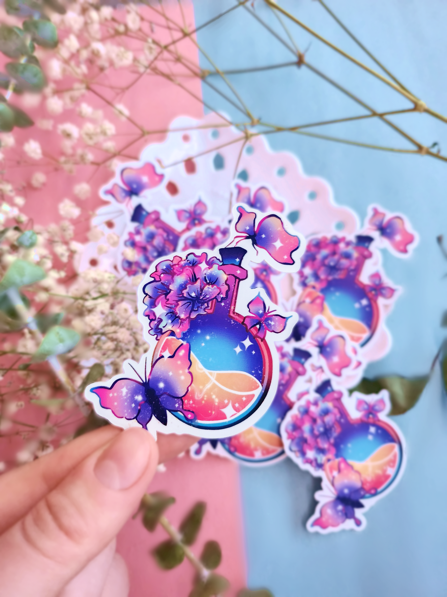 Flower Potion Sticker
